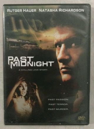Past Midnight Dvd,  2004 - Rutger Hauer - Rare