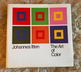 Rare The Art Of Color Johannes Itten Book 2002 With Dust Cover Vintage Artist Hc