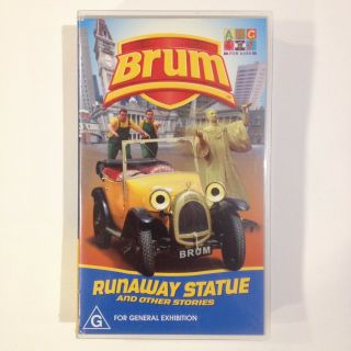 Brum: Runaway Statue And Other Stories.  Vhs Video Tape Abc Kids Tv Ragdoll Rare