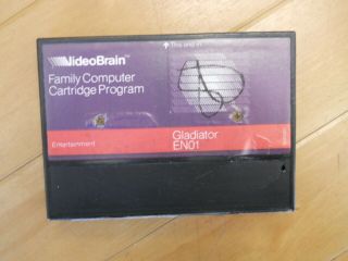 Gladiator En01 Videobrain Video Brain Family Computer Program Cartridge Rare