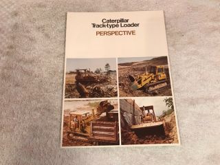 Rare Caterpillar Track Dozer Loader Tractor Dealer Brochure