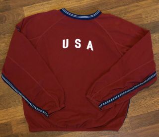 Vintage 90s Nike Team USA Soccer Fleece Sweatshirt Mens Medium RARE 2