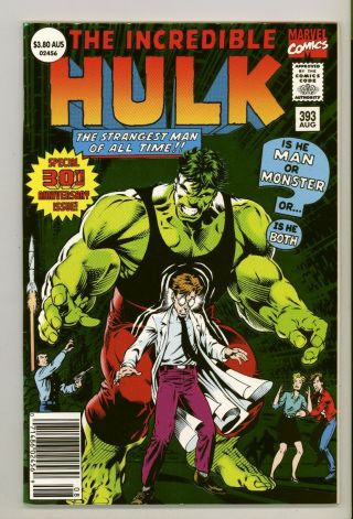 Incredible Hulk 393 Foil Cover Rare Australian Price Variant