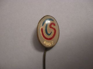 Rare Old Trabzonspor Turkish Football Club (2) Metal Stick Pin Badge