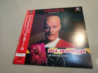 Max Headroom The Story Laserdisc Japanese Ld Rare