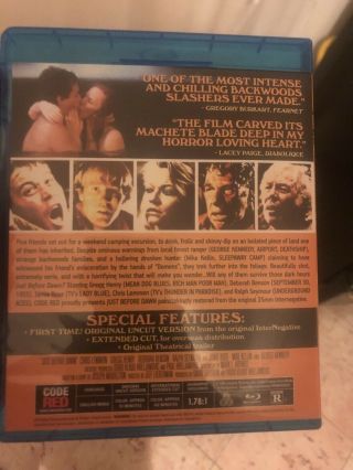 Just Before Dawn Blu - Ray Code Red OOP Rare 1st Pressing Slasher George Kennedy 2
