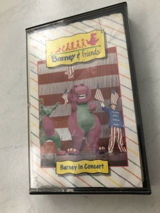 Barney Audio Cassette In Concert Rare Backyard Gang Time Life