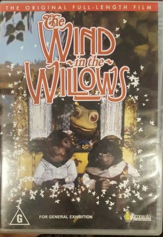 The Wind In The Willows The Full Length Film Rare Dvd Ratty Mole Toad