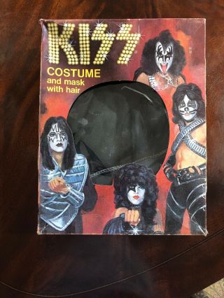 Vtg Kiss 1978 Aucoin Halloween Costume Ace Frehley Rare Ben Cooper Like Box Nos