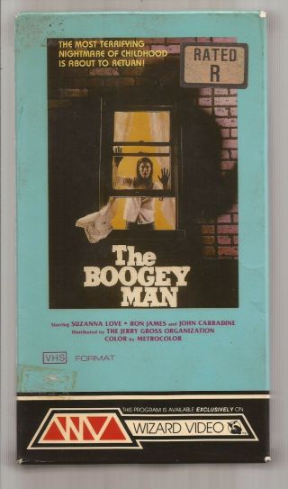The Boogey Man (vhs 1981) Wizard Video.  Very Rare.  Halloween Genre.