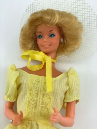 Vintage Superstar Era Barbie 1982 Magic Curl Doll W/ Outfit Shoes Earrings Ring