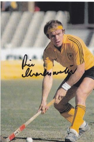 Ric Charlesworth Australian Hockey Legend Rare Signed Photo