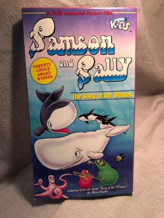 Samson And Sally - The Song Of The Whales (1984) Animated Just For Kids Vhs Rare