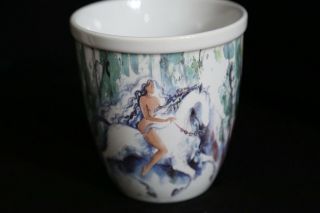 Godiva Lady Godiva Riding On Horse Mug Rare