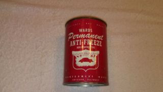 Rare Oil Can Wards Antifreeze Car Graphics Chicago Ill