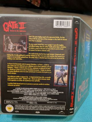Gate 2 - Return to the Nightmare (DVD) RARE OOP HORROR DISC FLAWLESS 3