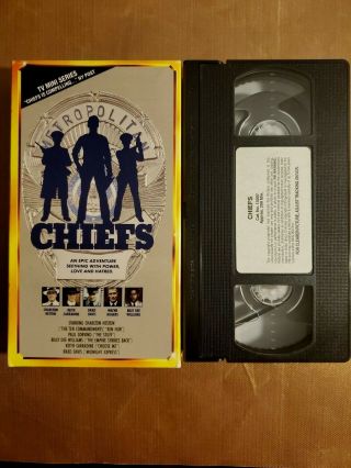 Chiefs Miniseries Starring Charlton Heston Vhs Rare