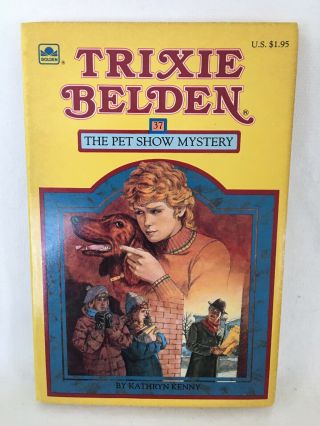 Trixie Belden The Pet Show Mystery Book 37 Square Pb Edition Vgc Rare