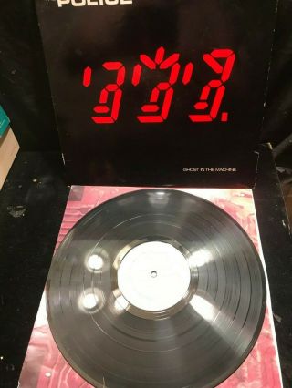 The Police Very Rare Lp Ghost In The Machine 1981 Usa 1st Press Sp 3730