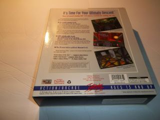 Vintage Interplay Descent Anniversary Edition Big Box rare big box pc game 2