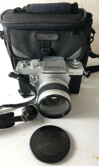 ✨ Rare ✨ Topcon Re,  35mm 1.  4 Lens Film Camera 35mm Slr Resuper Vintage