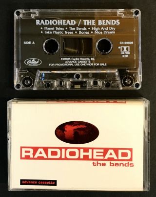 Radiohead The Bends 1995 Us Advance Promo Cassette Rare - Capitol