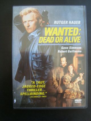 Wanted Dead Or Alive (dvd) Anchor Bay Rare Oop Rutger Hauer