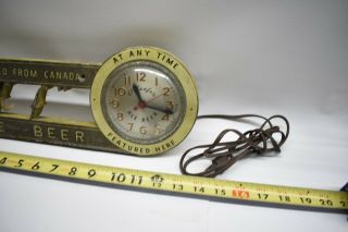 Vintage Rare 1950 ' s? O ' Keefe ' s Okeefes Ale Beer Advertising Clock Sign Work 2
