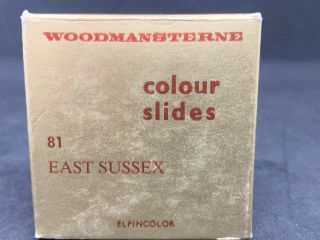 East Sussex (uk),  8 X Rare Vintage Colour Slides,  Woodmansterne,  Elfincolor