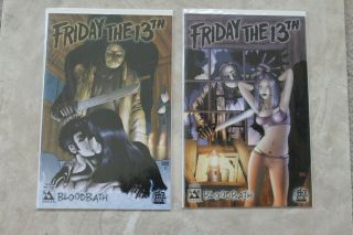 Friday The 13th 2 & 3 Comic Books Avatar House Of Horror Jason Voorhees Rare