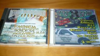 Detroit Underground 2000 2001 Hip - Hop Cds 2 Cds Rare Eminem Royce Da 5 