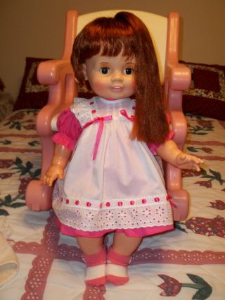 IDEAL 24 IN BABY CRISSY/CHRISSY DOLL IN 3
