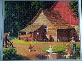 Vintage Paul Detlefsen (memories) 1200 Pc Jigsaw Puzzle Rare