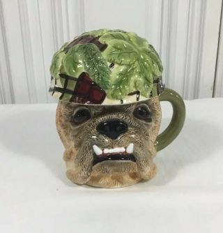 Rare Bulldog Military Themed Mug By Zelda Wisdom Collectable
