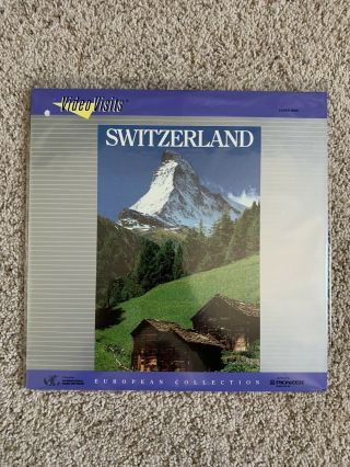 Switzerland - Video Visits Laserdisc - Very Rare Travel