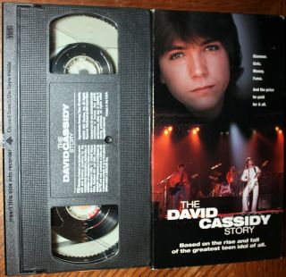 The David Cassidy Story (vhs) Andrew Kavovit,  Roma Maffia,  Chandra West.  Vg Rare