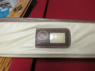 Vintage Ted Williams Zip Up Fishing Rod Holder Padded Case Rigid Spine Sears