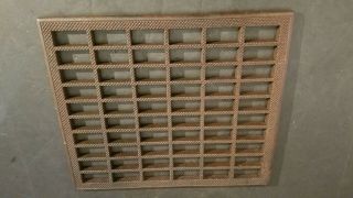 Antique Cast Iron Grate Vintage Wall Floor Register Vent 15 " X 13 "