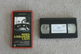When A Stranger Calls Vhs Video Tape Rare Horror Thriller Oop Scary