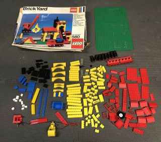 1974 Lego 580 Brick Yard Not Complete Vintage Made In Denmark Toy