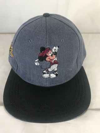 Rare Mickey Mouse Golf Baseball Hat,  Cap,  Disney Store,  Adjustable Strapback