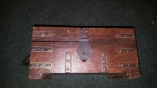 Antique Style Chest Treasure 10x7x5 Wooden Pirate/jewelry Box