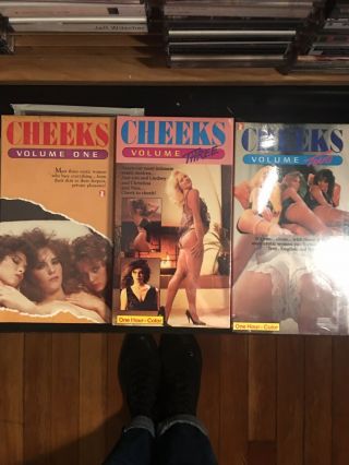 Cheeks Volume 1,  2,  And 3 Vhs All Vista Street Sleaze Htf Rare Sov Erotic