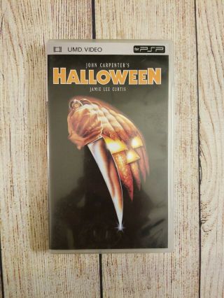 Halloween Umd Video For Psp.  Oop & Rare.  Sony Playstation.  John Carpenter Curtis