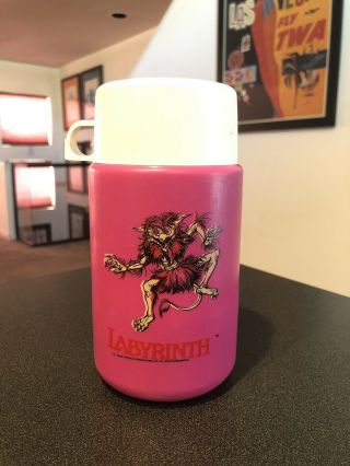 Rare Labyrinth Movie Vintage Thermos 80s David Bowie (no Lunchbox)