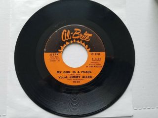 Jimmy Allen & Two Jays - My Girl Is A Pearl Rare Doo Wop 7 " Al - Brite Records