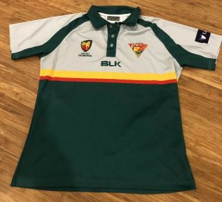Rare Player Worn Tasmanian Cricket Training Polo Shirt Size Small