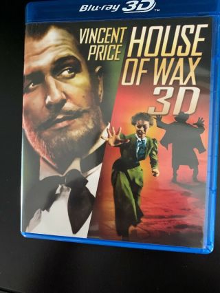 House Of Wax (blu - Ray Disc 3d) 1953 Vincent Price Rare Oop 2013 Edition