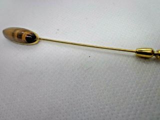Antique Victorian Tigers Eye Stick Pin