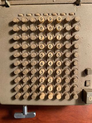 VIntage Monroe Adding Machine Calculator Model LN160 - X 2